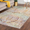 Venetian Elegance Collection Area Rug - Murano Rectangle Ivory  lifestyle 12