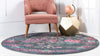 Serenade Oasis Collection Area Rug -  Avalon Round Gray  lifestyle 31