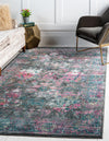 Serenade Oasis Collection Area Rug -  Avalon Rectangle Gray  lifestyle 3