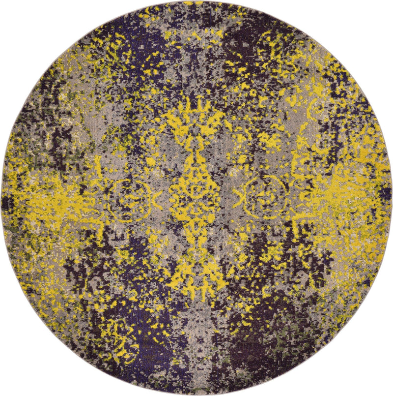 Marrakesh Elegance Collection Area Rug -  Sefrou Round Multi  lifestyle 11