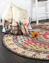 Sedona Vista Collection Area Rug -  Anasazi Round Multi  lifestyle 26