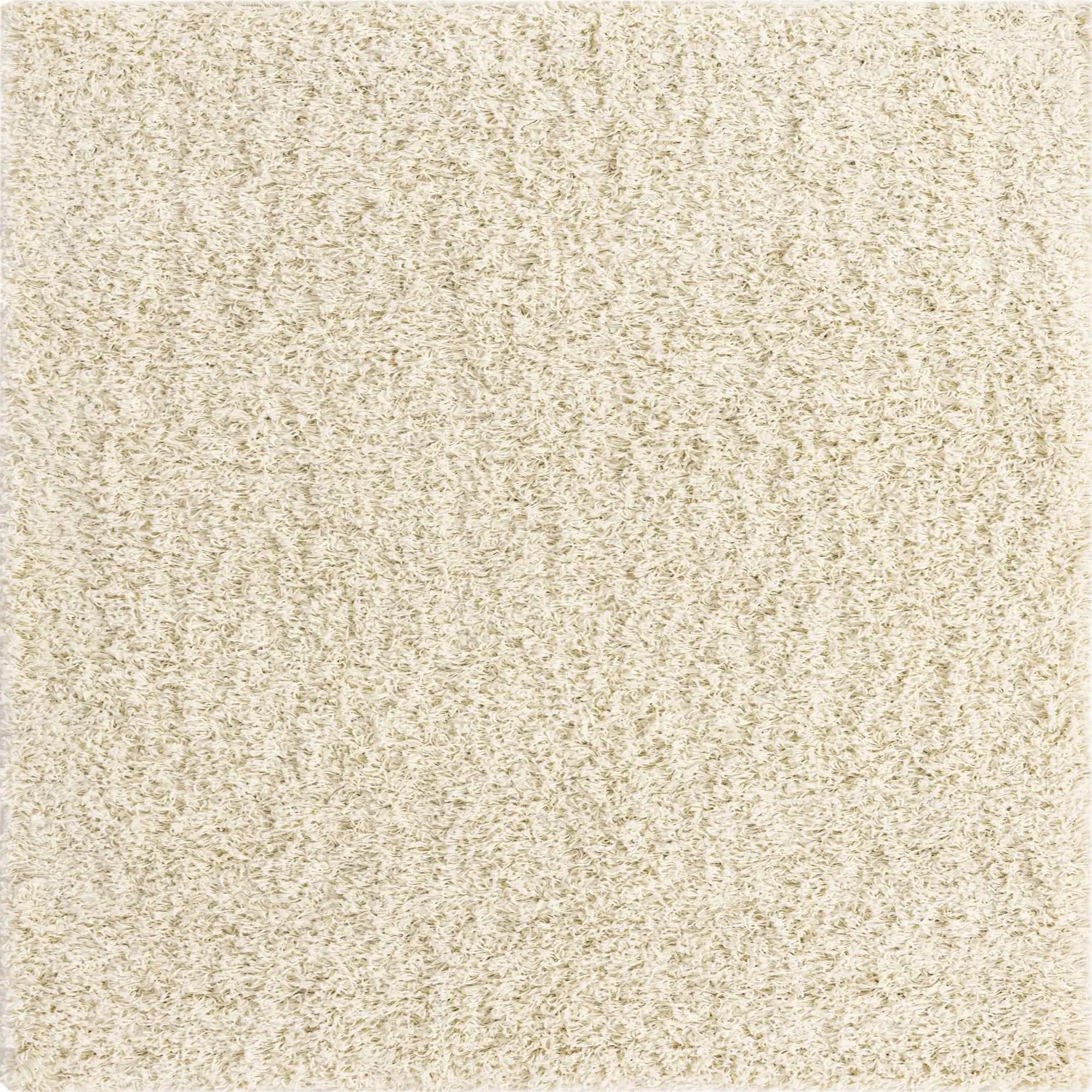 Plush Oasis Collection Area Rug - Serenity (Pure Ivory)