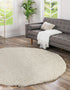 Plush Oasis Collection Area Rug - Serenity (Pure Ivory)