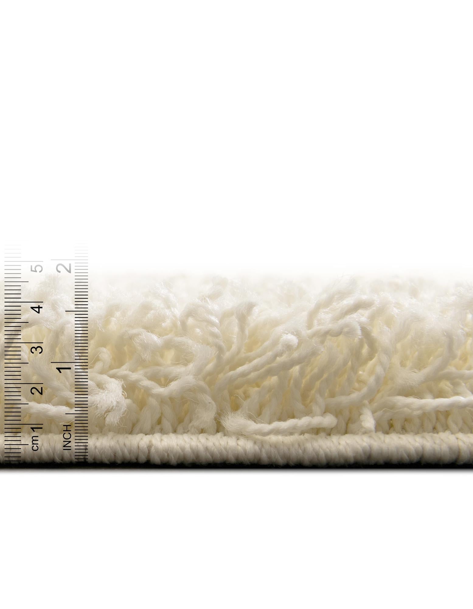 Plush Oasis Collection Area Rug - Serenity (Pure Ivory)