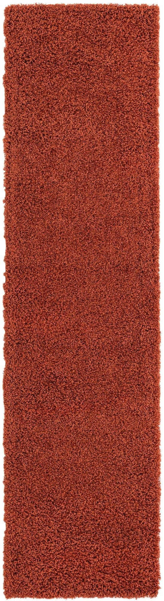 Plush Oasis Collection Area Rug - Serenity (Terracotta) Runner Terracotta Main