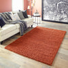 Plush Oasis Collection Area Rug - Serenity (Terracotta) Rectangle Terracotta  lifestyle 7