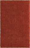 Plush Oasis Collection Area Rug - Serenity (Terracotta) Rectangle Terracotta Main