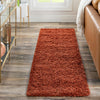 Plush Oasis Collection Area Rug - Serenity (Terracotta) Runner Terracotta  lifestyle 45