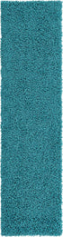 Plush Oasis Collection Area Rug - Serenity (Deep Aqua Blue)