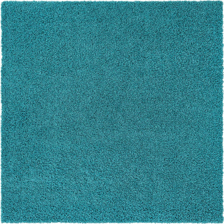 Plush Oasis Collection Area Rug - Serenity (Deep Aqua Blue)