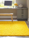 Plush Oasis Collection Area Rug - Serenity (Tuscan Sun Yellow) Rectangle Tuscan Sun Yellow  lifestyle 6