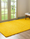 Plush Oasis Collection Area Rug - Serenity (Tuscan Sun Yellow) Rectangle Tuscan Sun Yellow  lifestyle 7