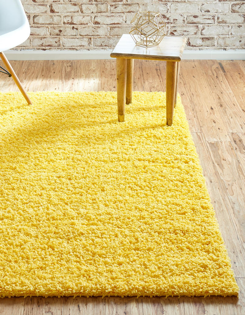 Plush Oasis Collection Area Rug - Serenity (Tuscan Sun Yellow) Rectangle Tuscan Sun Yellow  lifestyle 34