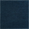 Plush Oasis Collection Area Rug - Serenity (Sapphire Blue) Square Sapphire Blue Main