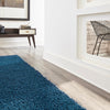 Plush Oasis Collection Area Rug - Serenity (Sapphire Blue) Runner Sapphire Blue  lifestyle 33