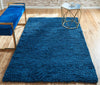 Plush Oasis Collection Area Rug - Serenity (Sapphire Blue) Rectangle Sapphire Blue  lifestyle 50