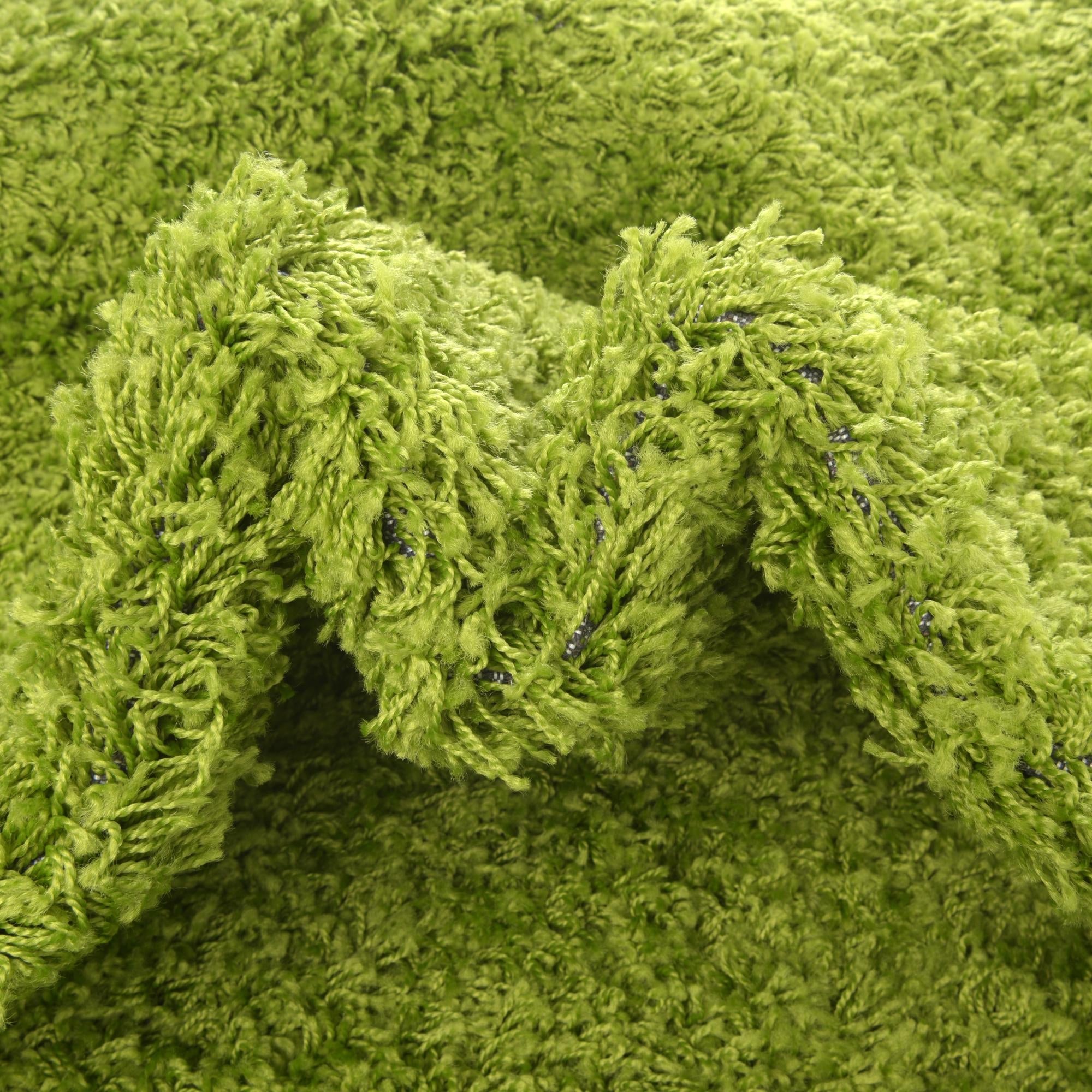 Plush Oasis Collection Area Rug - Serenity (Grass Green)