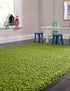 Plush Oasis Collection Area Rug - Serenity (Grass Green)