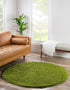 Plush Oasis Collection Area Rug - Serenity (Grass Green)