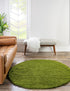 Plush Oasis Collection Area Rug - Serenity (Grass Green)