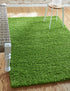 Plush Oasis Collection Area Rug - Serenity (Grass Green)