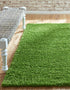 Plush Oasis Collection Area Rug - Serenity (Grass Green)