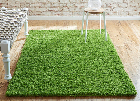 Plush Oasis Collection Area Rug - Serenity (Grass Green)