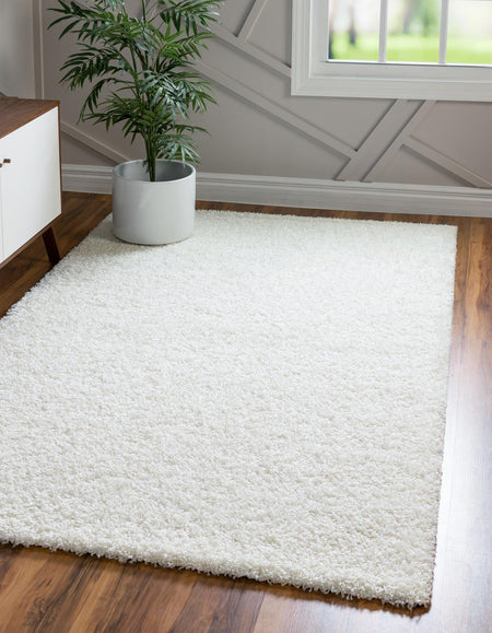 Plush Oasis Collection Area Rug - Serenity (Snow White)