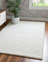 Plush Oasis Collection Area Rug - Serenity (Snow White)