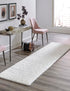 Plush Oasis Collection Area Rug - Serenity (Snow White)