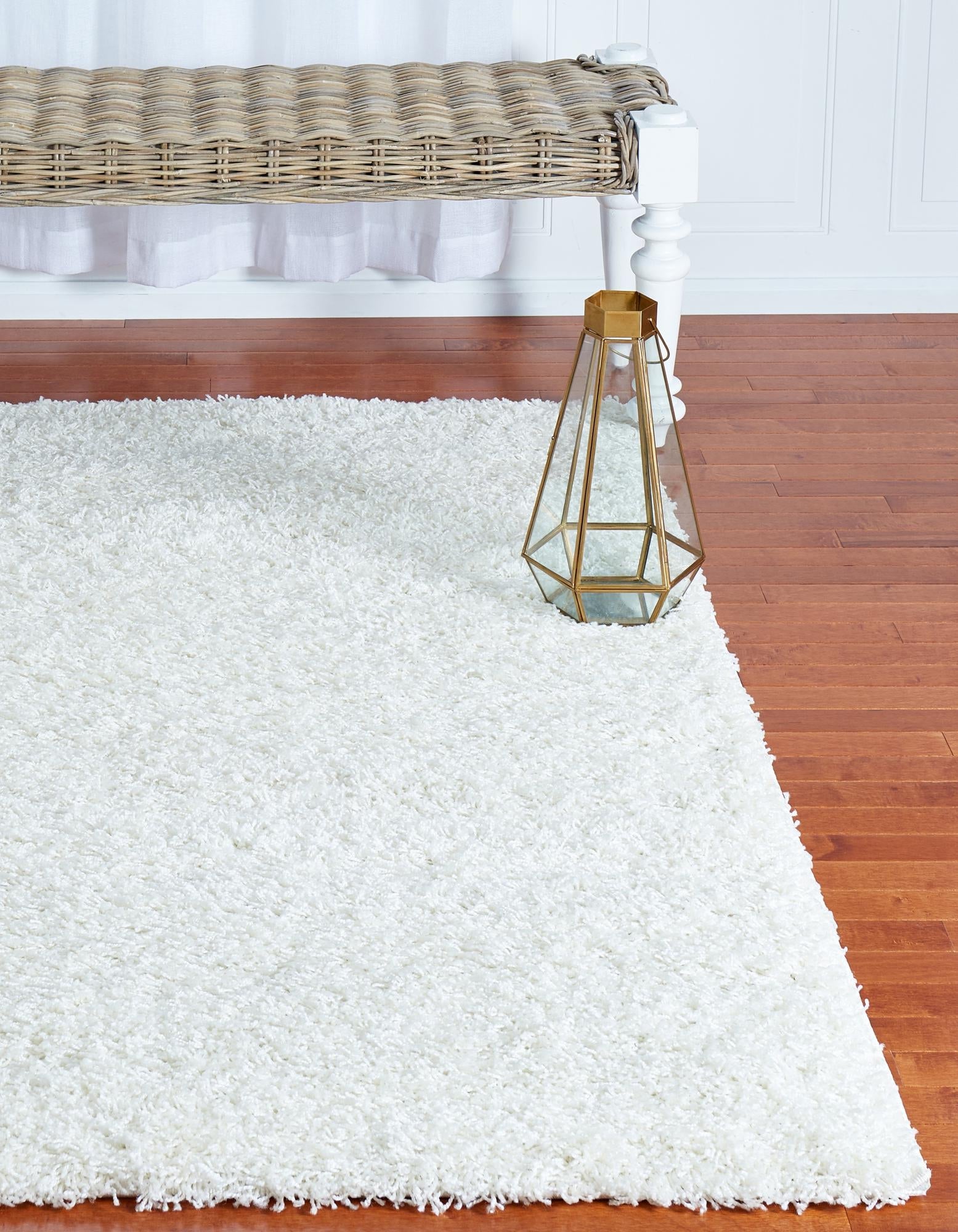 Plush Oasis Collection Area Rug - Serenity (Snow White)