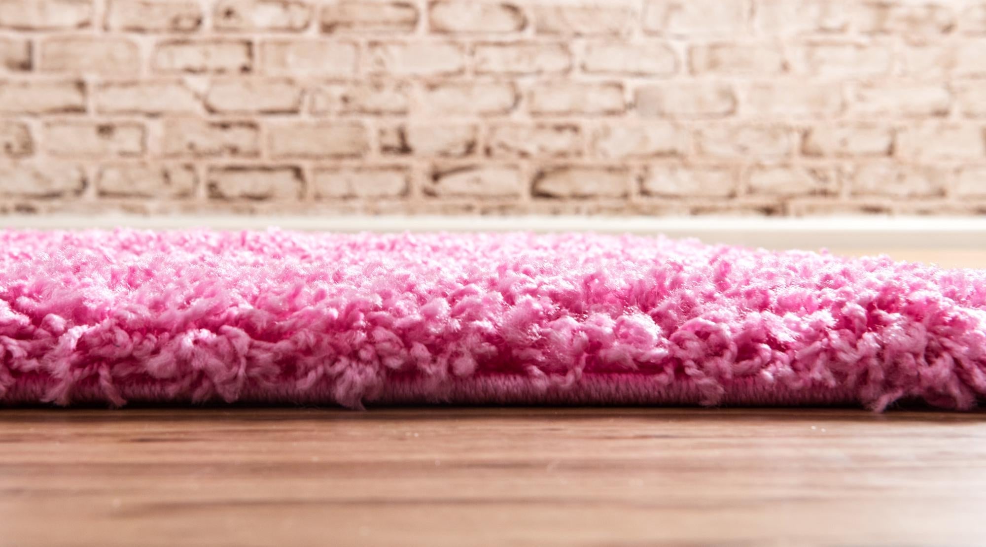 Plush Oasis Collection Area Rug - Serenity (Taffy Pink)