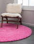 Plush Oasis Collection Area Rug - Serenity (Taffy Pink)