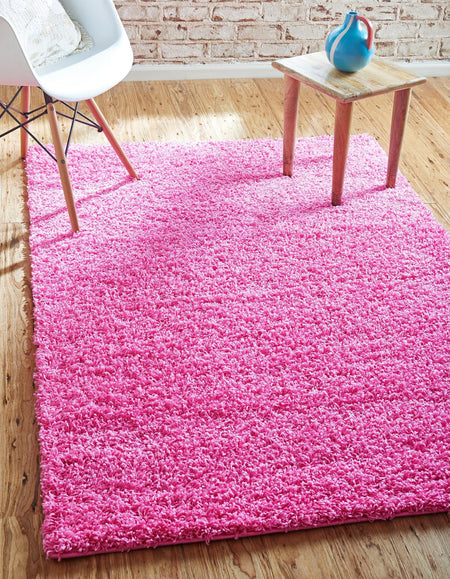 Plush Oasis Collection Area Rug - Serenity (Taffy Pink)