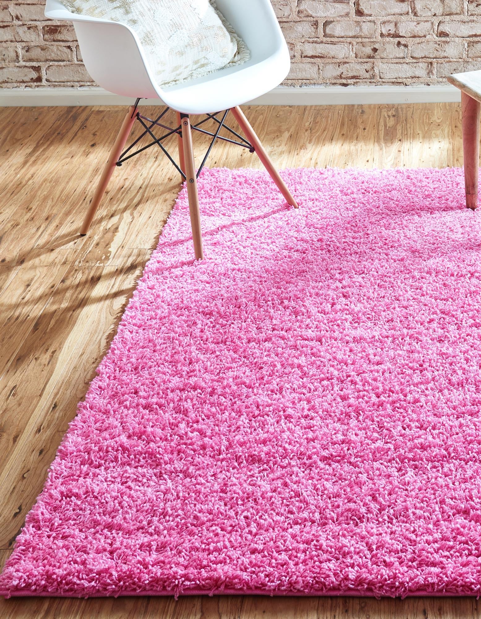 Plush Oasis Collection Area Rug - Serenity (Taffy Pink)