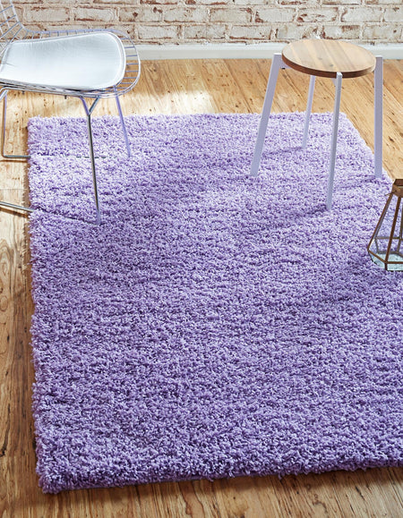 Plush Oasis Collection Area Rug - Serenity (Lilac)