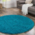 Plush Oasis Collection Area Rug - Serenity (Turquoise)