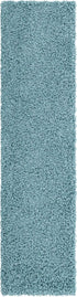 Plush Oasis Collection Area Rug - Serenity (Light Slate Blue)