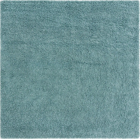 Plush Oasis Collection Area Rug - Serenity (Light Slate Blue)