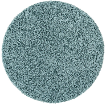 Plush Oasis Collection Area Rug - Serenity (Light Slate Blue)