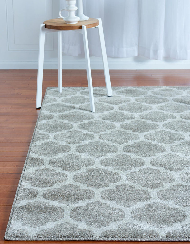 Lattice Gardens Collection Area Rug -  Bloomfield (Light Brown) Rectangle Light Brown  lifestyle 4