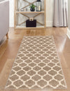 Lattice Gardens Collection Area Rug -  Bloomfield (Light Brown) Runner Light Brown  lifestyle 42