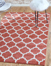 Lattice Gardens Collection Area Rug -  Bloomfield (Light Terracotta) Rectangle Light Terracotta  lifestyle 2