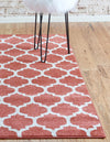 Lattice Gardens Collection Area Rug -  Bloomfield (Light Terracotta) Rectangle Light Terracotta  lifestyle 3