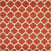 Lattice Gardens Collection Area Rug -  Bloomfield (Light Terracotta) Square Light Terracotta  lifestyle 19