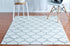 Lattice Gardens Collection Area Rug -  Bloomfield (Beige and Gray)