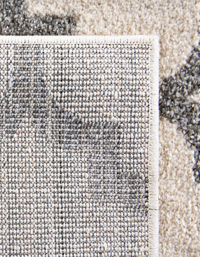 Lattice Gardens Collection Area Rug -  Bloomfield (Beige and Gray) Square Beige and Gray  lifestyle 63