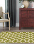 Lattice Gardens Collection Area Rug -  Bloomfield (Light Green)