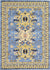 Tabriz Tapestries Collection Area Rug - Azerbaijan (Light Blue) Rectangle Light Blue Main