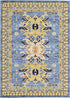 Tabriz Tapestries Collection Area Rug - Azerbaijan (Light Blue)